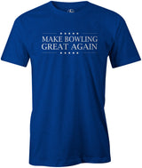 Make Bowling Great Again Men's Shirt, Blue, Cool shirt, funny, t-shirt, tee, tee-shirt, trump