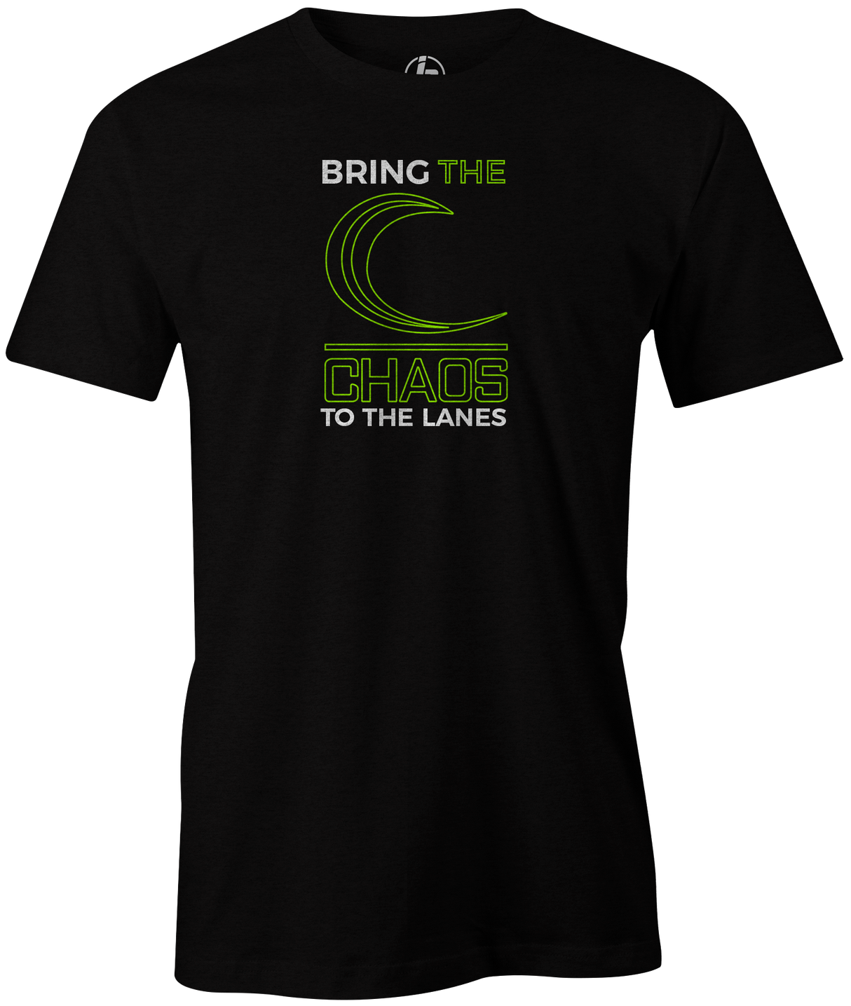 Chaos Men's T-shirt, Black, Bowling, Bowling Ball, Tshirt, tee, tee-shirt, tee shirt. 