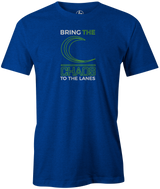 Chaos Men's T-shirt, Blue, Bowling, Bowling Ball, Tshirt, tee, tee-shirt, tee shirt. 