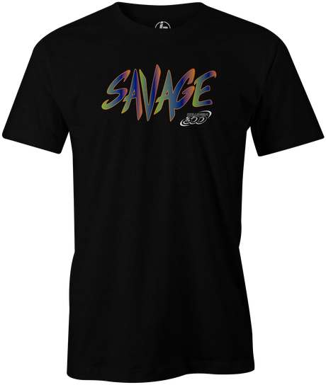 Savage Men's T-Shirt, Black, savage life, columbia 300, bowling, bowling ball, tee-shirt, tee shirt, tee, tshirt. 