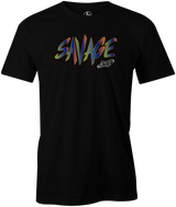 Savage Men's T-Shirt, Black, savage life, columbia 300, bowling, bowling ball, tee-shirt, tee shirt, tee, tshirt. 