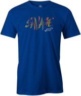 Savage Men's T-Shirt, Blue, savage life, columbia 300, bowling, bowling ball, tee-shirt, tee shirt, tee, tshirt. 