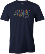 Savage Men's T-Shirt, Navy, savage life, columbia 300, bowling, bowling ball, tee-shirt, tee shirt, tee, tshirt. 