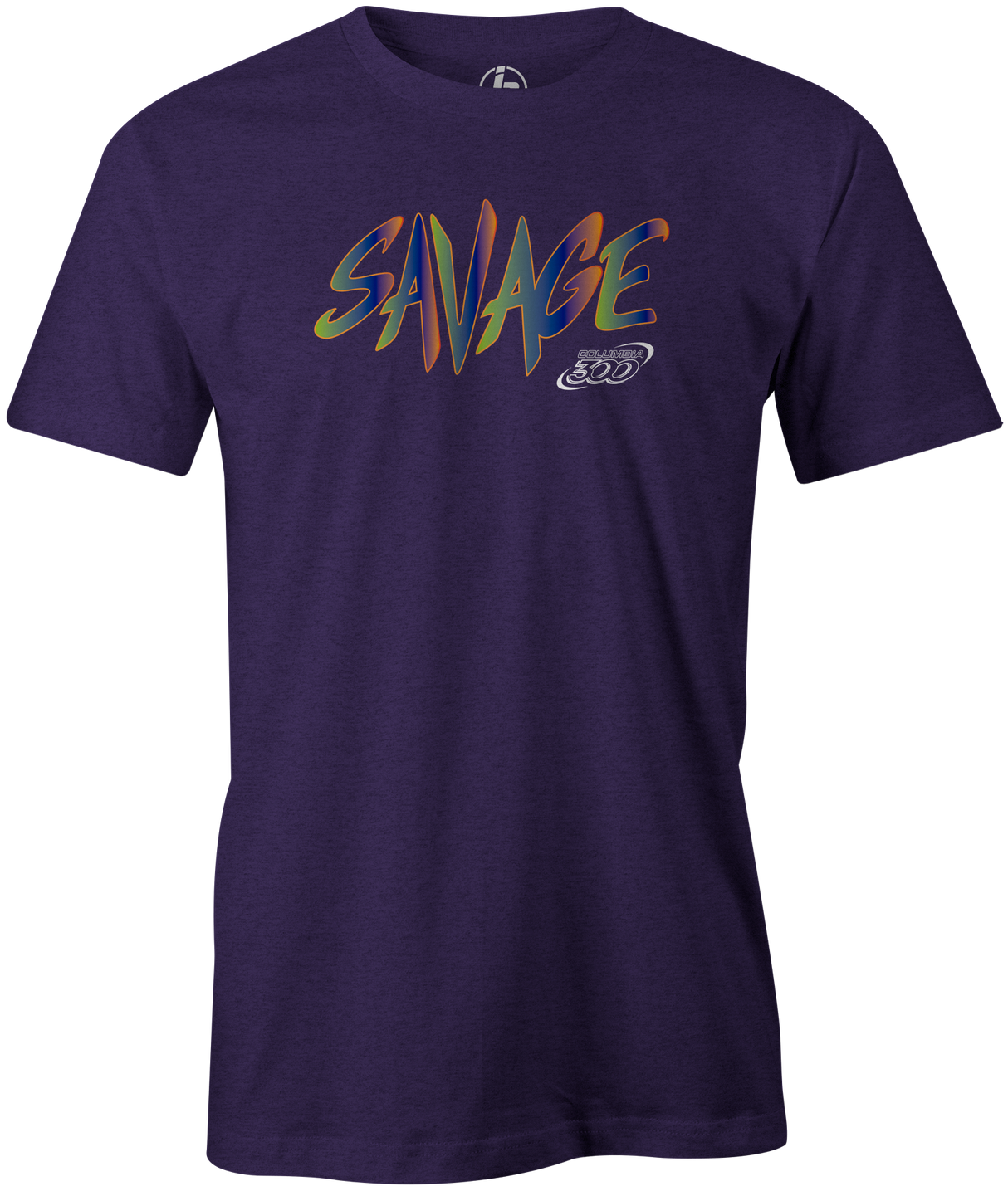 Savage Men's T-Shirt, Purple, savage life, columbia 300, bowling, bowling ball, tee-shirt, tee shirt, tee, tshirt. 