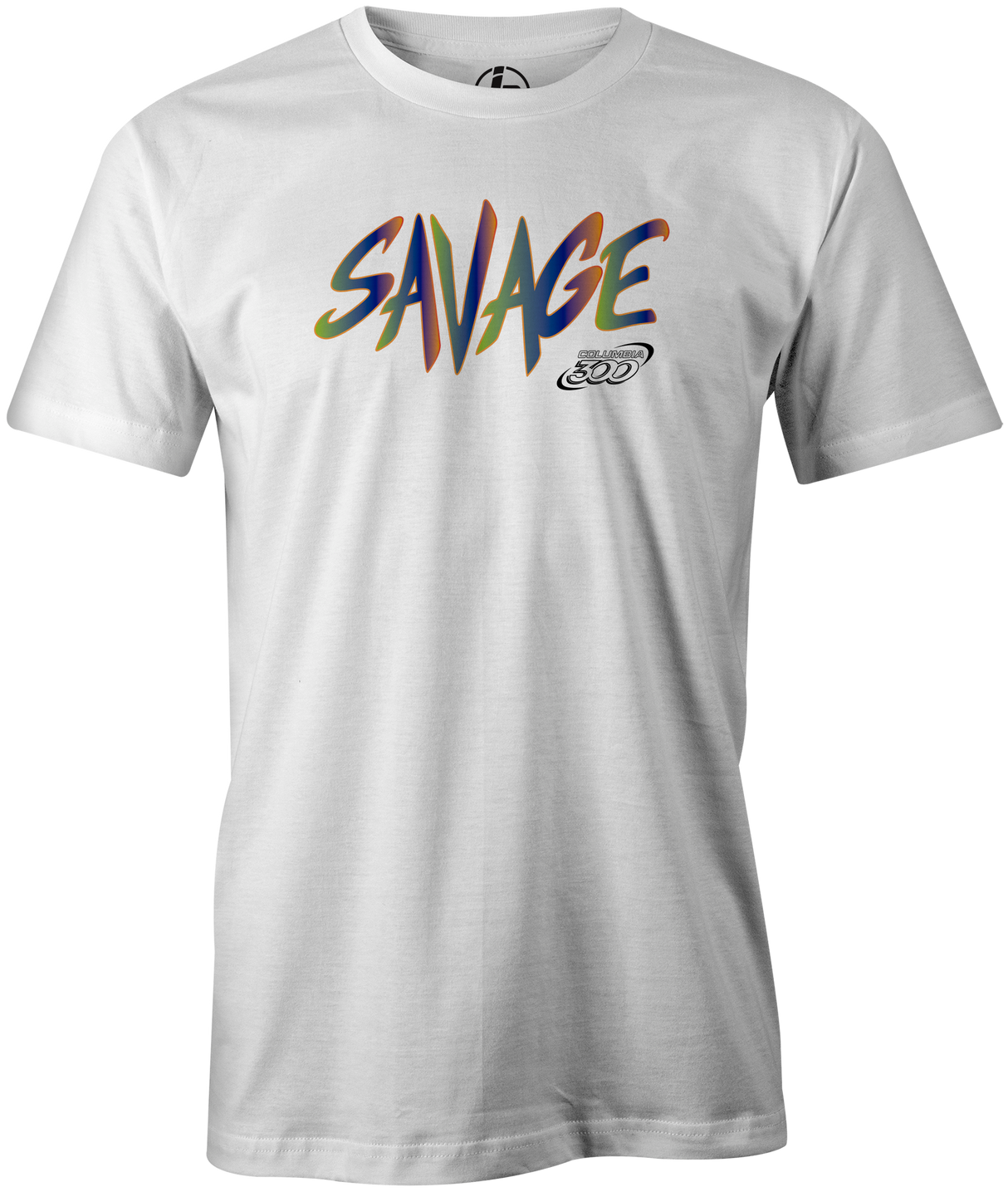Savage Men's T-Shirt, White, savage life, columbia 300, bowling, bowling ball, tee-shirt, tee shirt, tee, tshirt. 