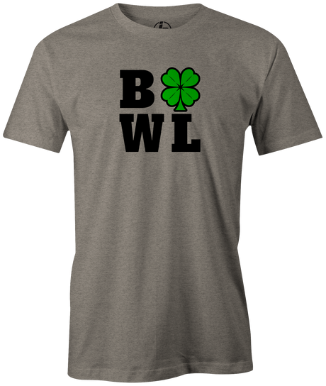 Bowlers need all the luck they can get! Grab your balls and head to the lanes for some bowling and chill. A lucky shirt St. Patricks Day or just any day on the lanes for some luck! for a bowling date night with your girlfriend or boyfriend. Have fun with this funny bowling tshirt design. Night out with friends bowling. Crazy bowl. bowlingshirt.  green gray