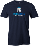 Backstage Bowling Classic T-shirt, men's, navy, tee, tee-shirt, t shirt, apparel, merch, practice, lanes, free shipping, discount, cheap, coupon, shannon o'keefe, bryan o'keefe, mike jasnau, mike shady, coaching, membership, cool, vintage, authentic, original