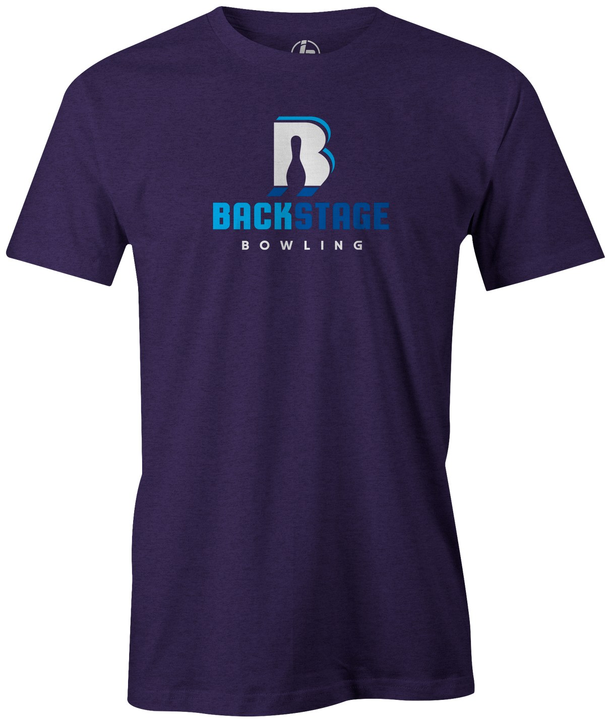 Backstage Bowling Classic T-shirt, men's, purple, tee, tee-shirt, t shirt, apparel, merch, practice, lanes, free shipping, discount, cheap, coupon, shannon o'keefe, bryan o'keefe, mike jasnau, mike shady, coaching, membership, cool, vintage, authentic, original