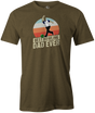 Best bowling Dad Ever Men's Bowling shirt, army green, tee, tee-shirt, tee shirt, apparel, merch, cool, funny, vintage, father's day, gift, present, cheap, discount, free shipping, goat.