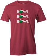 Bowl, Bowl Bowl Holiday Bowling Shirt