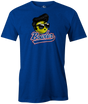 Major Leage Bowler Men's bowling t-shirt, blue. tee, tee-shirt, tees, shirt, apparel, merch, cool. funny, vintage, original, league bowling team shirt, discount, cheap, coupon, free shipping, Rick Vaughn, Major League