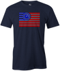 Bowlers Republic Bowling T-Shirt Navy 