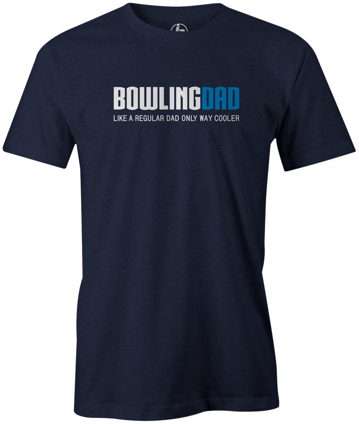 Bowling Dad Men's Bowling shirt, navy, tee, tee-shirt, tee shirt, apparel, merch, cool, funny, vintage, father's day, gift, present, cheap, discount, free shipping.