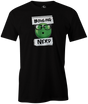 Bowling Nerd Men's bowling shirt, black, funny, cool, t-shirt, tee, tee-shirt, tees, apparel, merch, novelty, vintage, league bowling team shirt, tournaments, pba, usbc, pwba, bowling balls, lanes patterns, free shipping, discount, cheap.