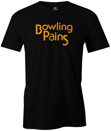 Bowling Pains: we ALL have them!  Growing pains tshirt tee t-shirt. Alan Thicke, joanna kerns, kirk cameron, tracey gold, jeremy miller, ashley johnson, leonardo dicaprio, dr. seaver, mike seaver, carol seaver, luke brower. Bowling League Night Spares Strikes gutter friends family bowler funny novelty tv television 80s 90s teen black