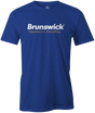 Over the years the Brunswick brand has delivered so much to bowlers all over the world. Their experience has led to many amazing products. Pick up the Brunswick Bowling Experience Tee today.Retro Brunswick bowling league shirts on sale discounted gifts for bowlers. Bowling party apparel. Original bowling tees. throwback