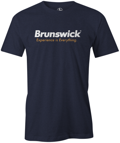 Over the years the Brunswick brand has delivered so much to bowlers all over the world. Their experience has led to many amazing products. Pick up the Brunswick Bowling Experience Tee today.Retro Brunswick bowling league shirts on sale discounted gifts for bowlers. Bowling party apparel. Original bowling tees. throwback