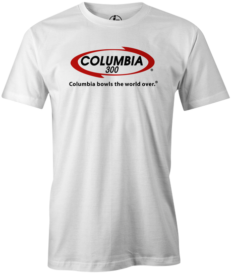 Columbia 300 Bowling T-Shirt | Bowls The World Over White