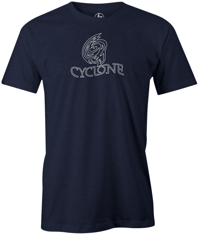 One of the best-selling performance balls from Ebonite, the Cyclone! This is the perfect gift for any avid bowler! Tshirt, tee, tee-shirt, tee shirt, Pro shop. League bowling team shirt. PBA. PWBA. USBC. Junior Gold. Youth bowling. Tournament t-shirt. Men's. Bowling ball. bowling. classic. retro. vintage. throwback. 