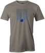 Do you love Ebonite? We do too.  Wear this Ebonite Stacked T-shirt with pride! Hit the lanes in this awesome Ebonite t-shirt and show everyone that you are a part of the team!  Tshirt, tee, tee-shirt, tee shirt, Pro shop. League bowling team shirt. PBA. PWBA. USBC. Junior Gold. Youth bowling. Tournament t-shirt. Men's. Bowling Ball. gray grey tommy jones 