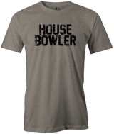 House Bowler: Those who average 300 at your home center and 100 everywhere else! Professional House Bowler: Bowler who brings 12 balls to league and thinks it matters.  Funny bowling shirts for leagues and tournaments. Gift for bowlers. Club pro guy for bowler who knows he is good. Cheap discount bowling apparel shirts dye sub jerseys polos.
