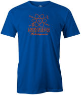 radical-innovator bowling ball logo rad technologies bowler tshirt