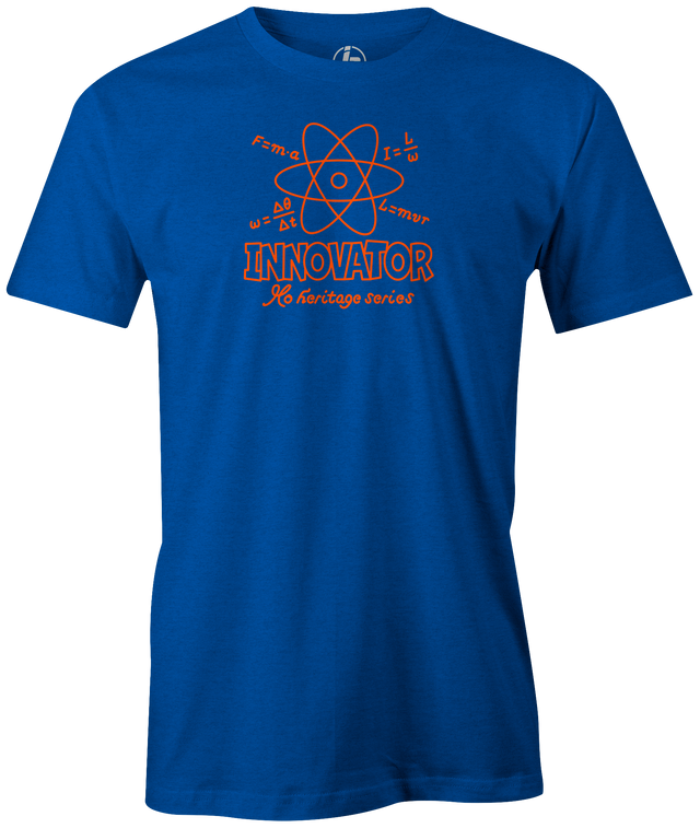 radical-innovator bowling ball logo rad technologies bowler tshirt