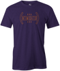 DV8 Intimidator Men's T-Shirt, Purple, bowling, bowling ball, tee, tee shirt, tee-shirt, t shirt, t-shirt, tees, league bowling team shirt, tournament shirt, funny, cool, awesome, brunswick, brand