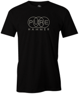 Re-live this old school ball with this PURE Hammer logo T-shirt! hammer bowling tee shirt retro vintage old school bowling ball logo bowler tshirt. Hammer bowling. Bill O'Neill, PBA, PBA Tour