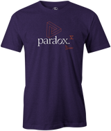 Paradox V Men's T-shirt, Purple, bowling, bowling ball, logo, track bowling, track, smart bowling, tshirt, tee, tee-shirt, tee shirt