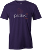 Paradox V Men's T-shirt, Purple, bowling, bowling ball, logo, track bowling, track, smart bowling, tshirt, tee, tee-shirt, tee shirt