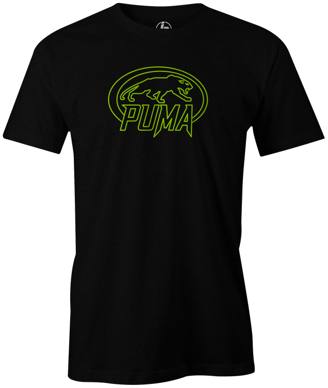 Ebonite brings you the all-new Puma. The iconic Cat Series returns with the Puma from Ebonite. Grab this awesome shirt and hit the lanes!  Tshirt, tee, tee-shirt, tee shirt, Pro shop. League bowling team shirt. PBA. PWBA. USBC. Junior Gold. Youth bowling. Tournament t-shirt. Men's. Bowling Ball. 