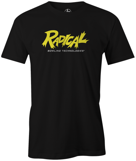 Putting the R in Radical! Radical Bowling Technologies R Shirt  Reactive Resin Bowling Ball tee vintage retro league tournaments. Check out this Radical Technologies "R" logo bowling league tee (t-shirt, tees, tshirt, teeshirt) available at Inside Bowling. Comfortable cheap discounted special bowling shirts for bowlers online. Get what you can't get on Amazon, Walmart, Target, or E-Bay here.