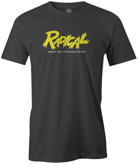 Putting the R in Radical! Radical Bowling Technologies R Shirt  Reactive Resin Bowling Ball tee vintage retro league tournaments. Check out this Radical Technologies "R" logo bowling league tee (t-shirt, tees, tshirt, teeshirt) available at Inside Bowling. Comfortable cheap discounted special bowling shirts for bowlers online. Get what you can't get on Amazon, Walmart, Target, or E-Bay here.