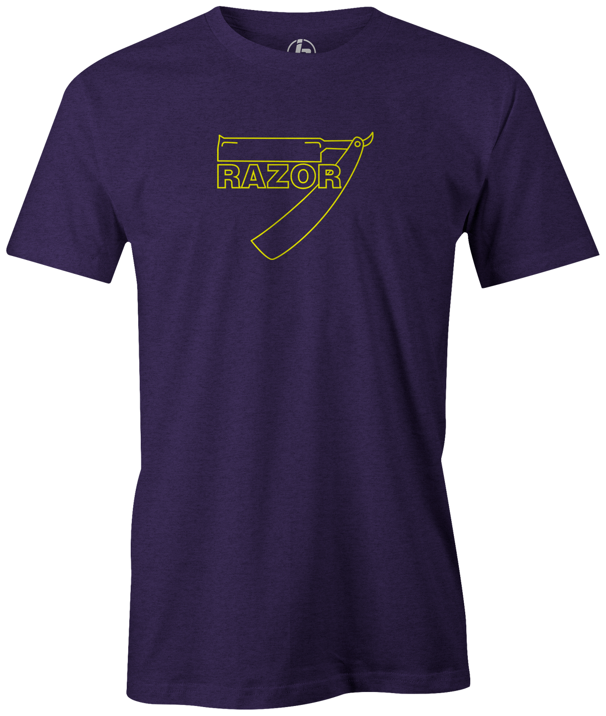 Re-live this old school ball with this Hammer Bowling Razor Ball logo T-shirt! Retro, vintage, old school Tshirt, tee, tee-shirt, tee shirt, Pro shop. League bowling team shirt. PBA. PWBA. USBC. Junior Gold. Youth bowling. Tournament t-shirt. Men's. Bowling ball. urethane. old school. 