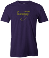 Re-live this old school ball with this Hammer Bowling Razor Ball logo T-shirt! Retro, vintage, old school Tshirt, tee, tee-shirt, tee shirt, Pro shop. League bowling team shirt. PBA. PWBA. USBC. Junior Gold. Youth bowling. Tournament t-shirt. Men's. Bowling ball. urethane. old school. 