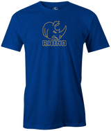 Over the years the Brunswick brand has delivered so much to bowlers all over the world. Their experience has led to many amazing products. The Brunswick Rhino bowling ball is one of the most iconic ever made. Enjoy this revamped Rhino logo available in multiple colors! Brunswick bowling league shirts on sale discounted gifts