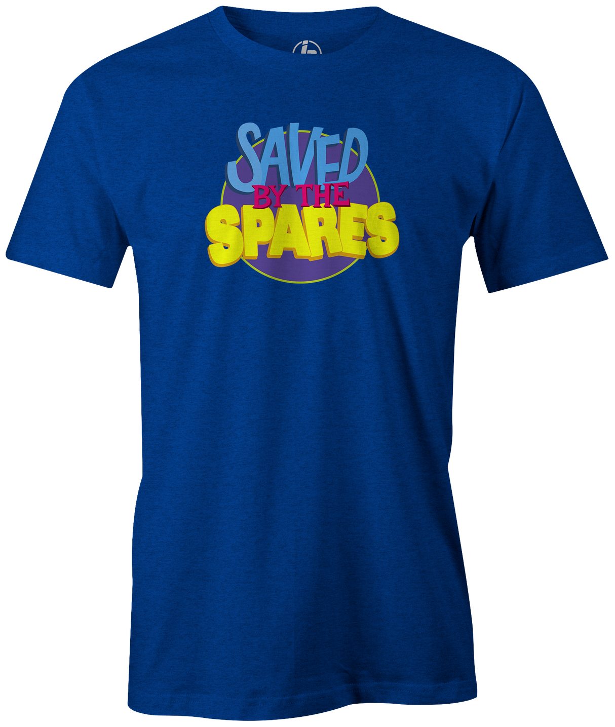 It's never been more true...Spares are KEY. Your game will be Saved By The Spares! Saved By the Bell tshirt tee t-shirt. Zack Morris, Kelly Kapowski, AC Slater, Screech Powers, Lisa Turtle, Jesse Spano, Mr. Belding. Bowling League Night Spares Strikes gutter friends family bowler funny novelty tv television 80s 90s teen. blue