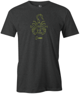 Hammer Bowling Scorpion Sting! It's Hammer Time! Wear this iconic logo with pride. This tee features Hammer's orange logo. This is the perfect gift for any Hammer bowling fan or avid bowler! Grab this awesome t-shirt and be a part of the team!  Tshirt, tee, tee-shirt, tee shirt, Pro shop. League bowling team shirt. PBA. PWBA. USBC. Junior Gold. Youth bowling. Tournament t-shirt. Men's. Bowling ball. Black widow. Purple Hammer.