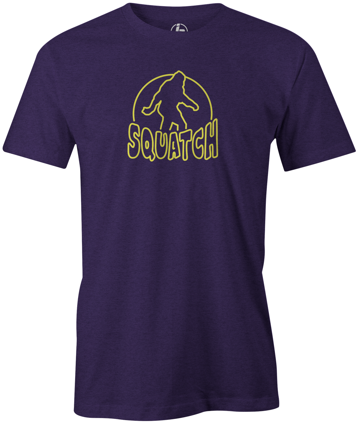 Radical Squatch Men's T-Shirt, Purple, bowling, bowling ball, tee, tee shirt, tee-shirt, t shirt, t-shirt, tees, league bowling team shirt, tournament shirt, funny, cool, awesome, brunswick, brand