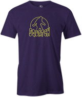 Radical Squatch Men's T-Shirt, Purple, bowling, bowling ball, tee, tee shirt, tee-shirt, t shirt, t-shirt, tees, league bowling team shirt, tournament shirt, funny, cool, awesome, brunswick, brand