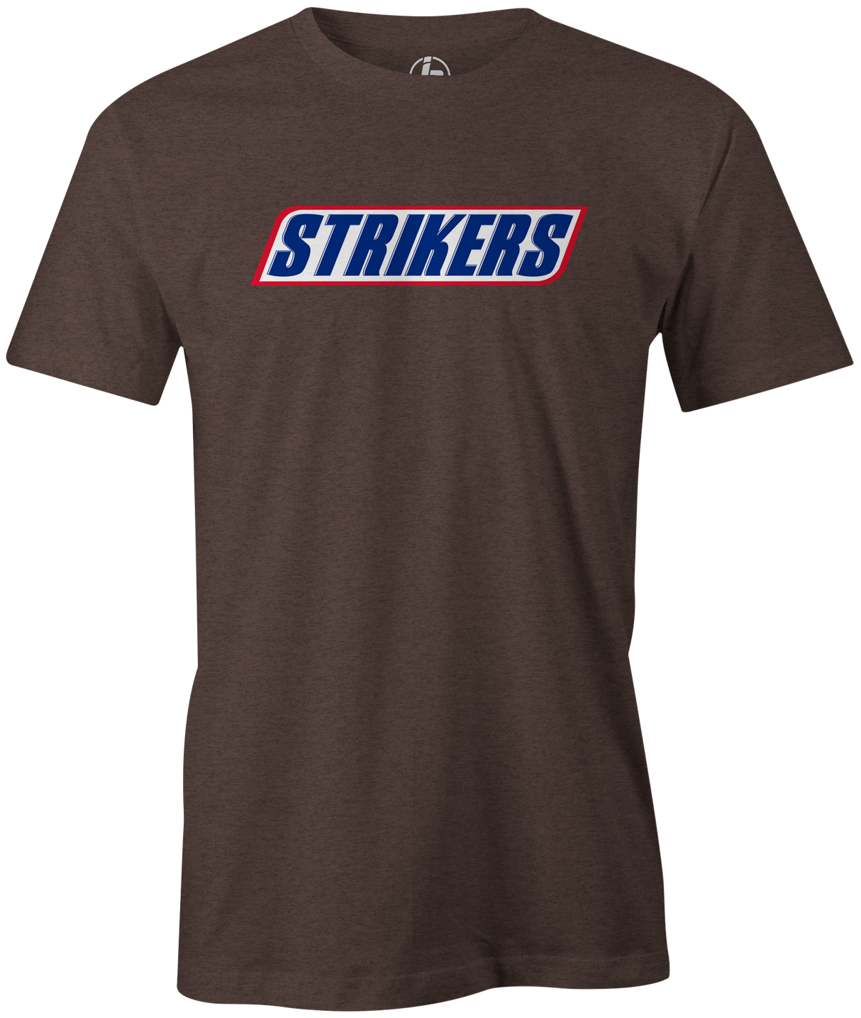 Strikers snickers candy bar bowling shirt novelty funny tshirts tshirt tees league team brown pop culture