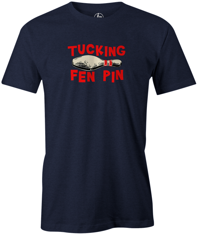 Right-handers know it well and hate it the most...dang Ten Pin!  Bowling tee, tee-shirt, tshirt, t-shirt. Bowling league shirt. Fucking Ten Pin. Tucking Fen Pin. Bowlers hate the ten pin. 