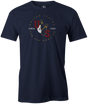 70 million people in the United States love bowling... United States Ten Pin Bowling est 1820! ! Join the elite club of bowlers in America. Patriotic bowling shirt. Bowling tee, tee-shirt, tshirt, t-shirt. USA. Bowling league shirt. Team bowling shirt. Navy