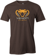 The Motiv Venom Cobra is one of the deadliest! This shirt features the famous Venom logo found on some of the most popular Motiv bowling balls of all time. Shock the competition with this Venom bowling shirt. T-shirts tee shirts bowling shirt jersey league tournament pba ej tackett. a great practice shirt when you hit the lanes! Brown Chocolate Espresso 
