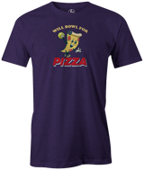 Name a better duo than Pizza & Bowling, we'll wait... Pizza and Bowling are two of the greatest things in the world. And when you combine them, there is nothing better.  Vintage, Novelty, tee, tee-shirt, tees, cool t-shirt. This is the perfect gift for any pizza-eating bowler. Discount. Free shipping.
