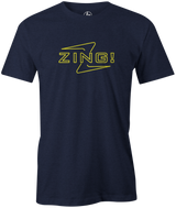 Men's Radical Zing T-Shirt, Navy, bowling, bowling ball, tee, tee shirt, tee-shirt, t shirt, t-shirt, tees, league bowling team shirt, tournament shirt, funny, cool, awesome, brunswick, brand