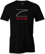 brunswick bowling zone danger tee shirt tshirt shirts league vintage retro throwback 90's billiards black blue azure ball bowlers bowler international