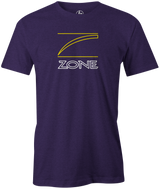 brunswick bowling zone danger tee shirt tshirt shirts league vintage retro throwback 90's billiards black blue azure ball bowlers bowler international