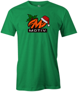 Tis' the season for Christmas bowling tee shirts. Show your Merriness on and off the lanes with the Motiv bowling Holiday T-shirt!  ugly t-shirt comes in red and black colors. Show your holiday spirit with this shirt that helps you hook the ball at your office party or night out with your friends!  Bowling gift holiday gift guide. Tee-shirt gift. Christmas Tree